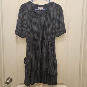 WHISTLES brand women's striped mini dress (NO SIZE LABEL) S or M small or Medium